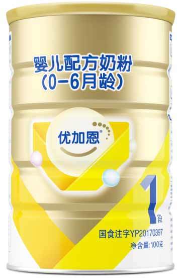 2018年(nián)12月(yuè)份優加恩嬰兒(ér)配方奶粉100克