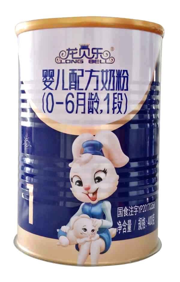 2020年(nián)11月(yuè)份龍貝樂(yuè)嬰兒(ér)配方奶粉400克