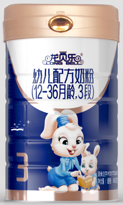 2018年(nián)01月(yuè)份龍貝樂(yuè)幼兒(ér)配方奶粉800克